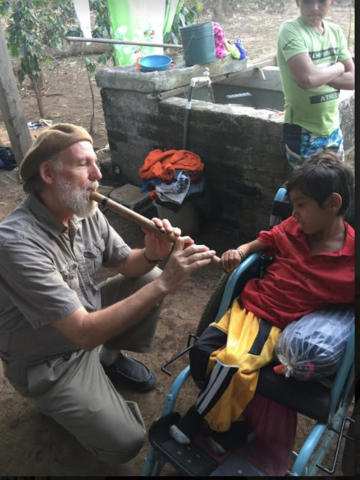 Erik the Flutemaker in Nicaragua March 2019